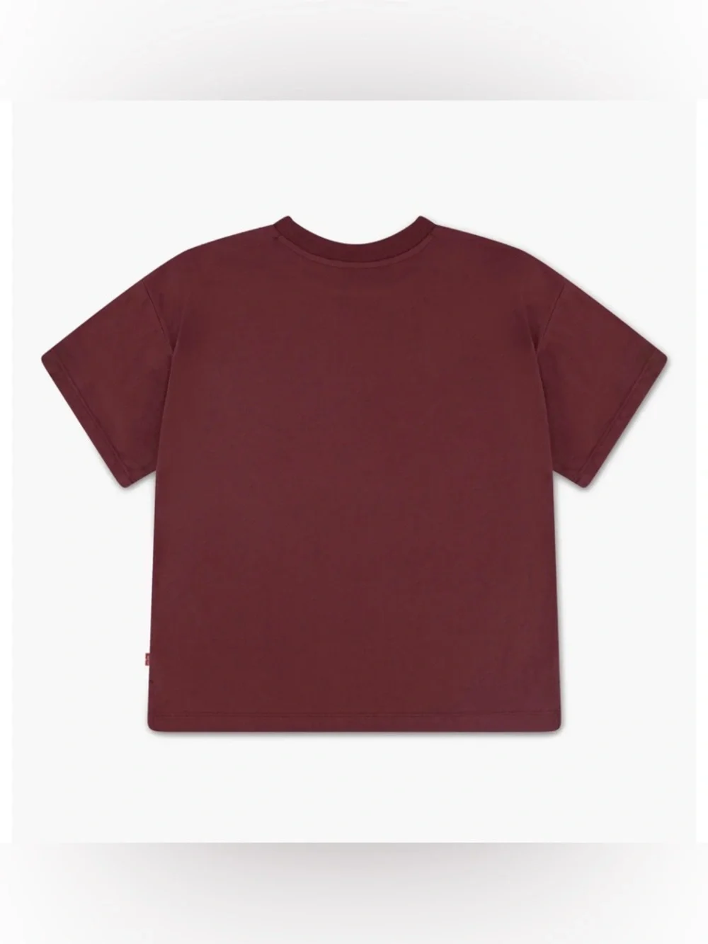 NWT Levi's Kids Burgundy Tee with Pink Rose Prints Large - Picture 2 of 3